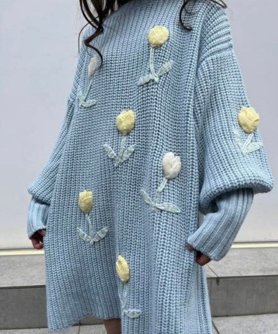 CANDY STRIPPER TULIP LOVER KNIT ワンピース 中古・古着通販】Candy Stripper (キャンディーストリッパー) TULIP