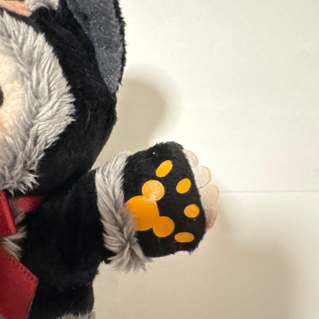TDSハロウィン限定】黒猫ダッフィー ぬいぐるみバッジ 魔女