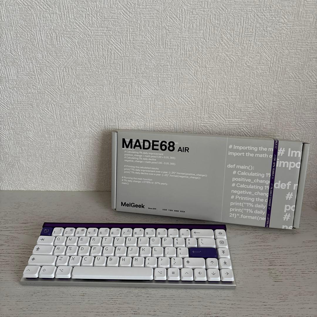 【大幅値下げ！】MelGeek MADE68 AIR キーボード MADE68 AIR Low-profile Magnetic Switch Gaming Keyboard – MelGeek