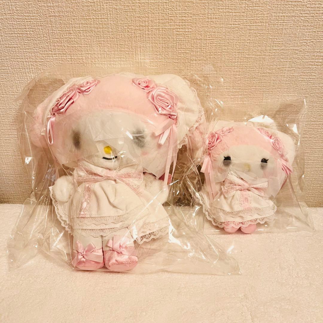 お顔厳選　マイメロディ ぬいぐるみ ホワイトフリルデザイン サンリオ　マスコット 楽天市場】マイメロディ ぬいぐるみ（ホワイトフリル） : サンリオ