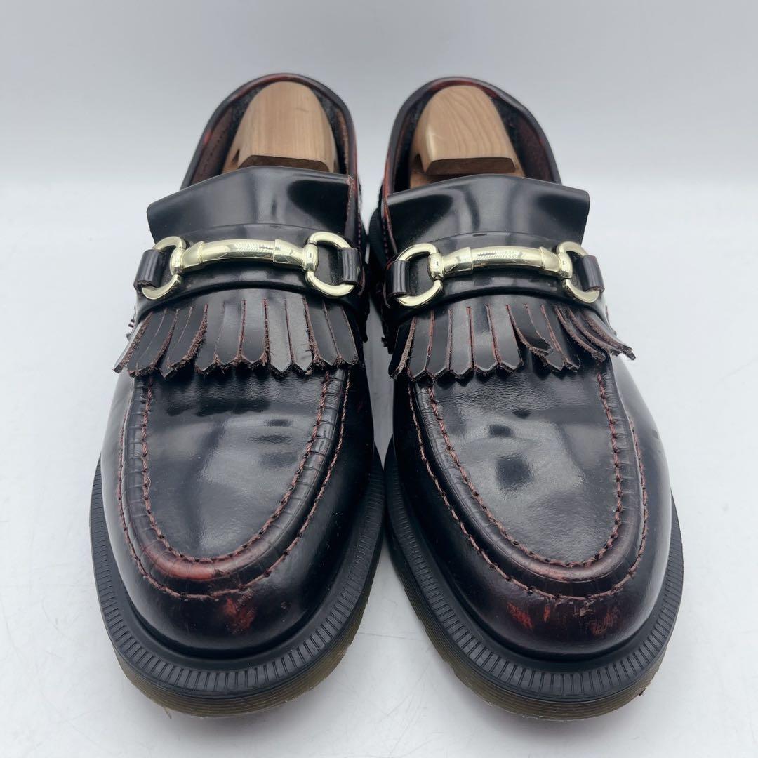 ドクターマーチン エイドリアン スナッフルローファー ビット フリンジ