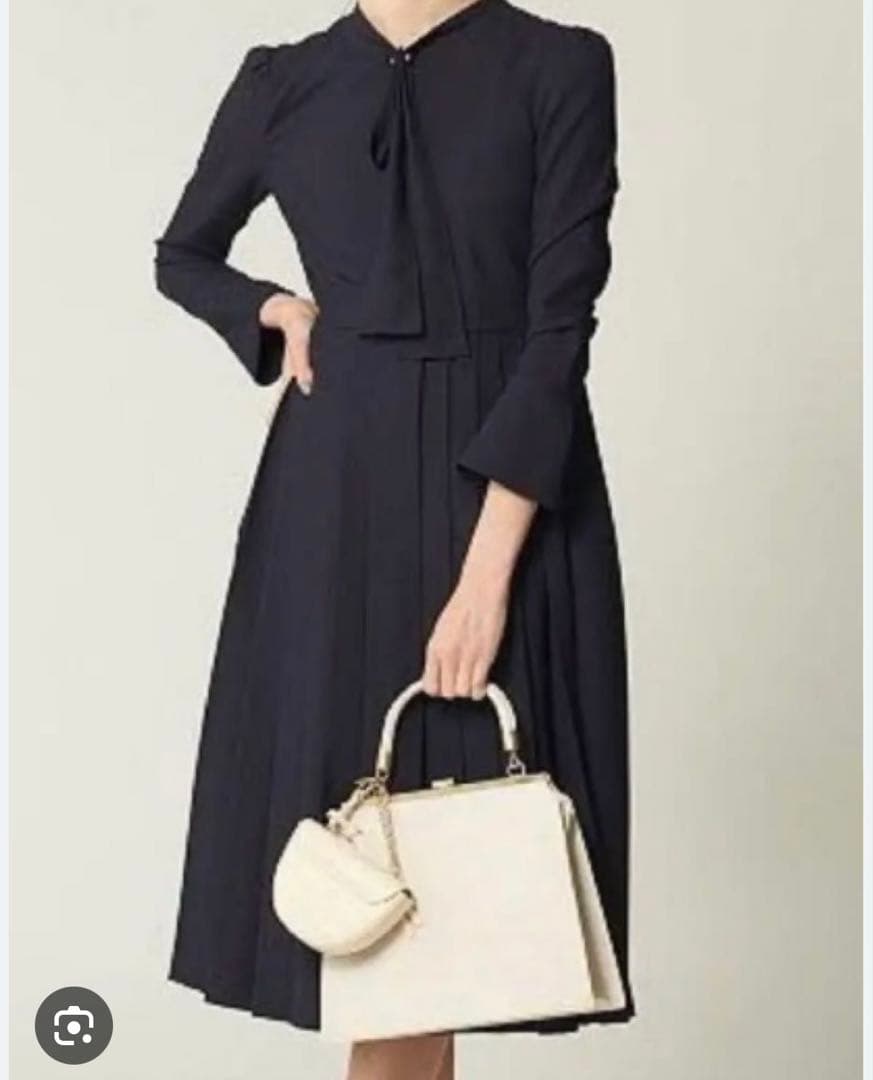 CELFORD ネイビー ワンピース　オケージョン セルフォード ネイビーワンピース 38 size 濃紺