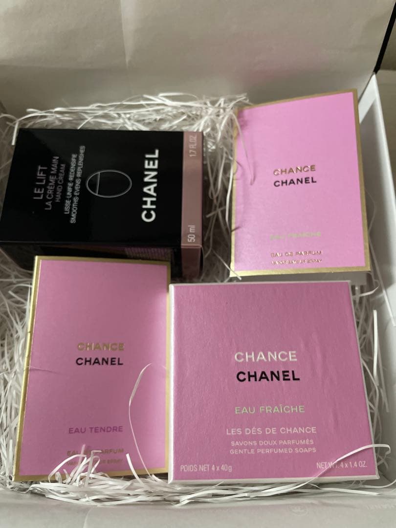【新品未使用】CHANEL CHANCE 香水とソープセット 新品【CHANEL】シャネル チャンス №5 香水サンプル2点セット