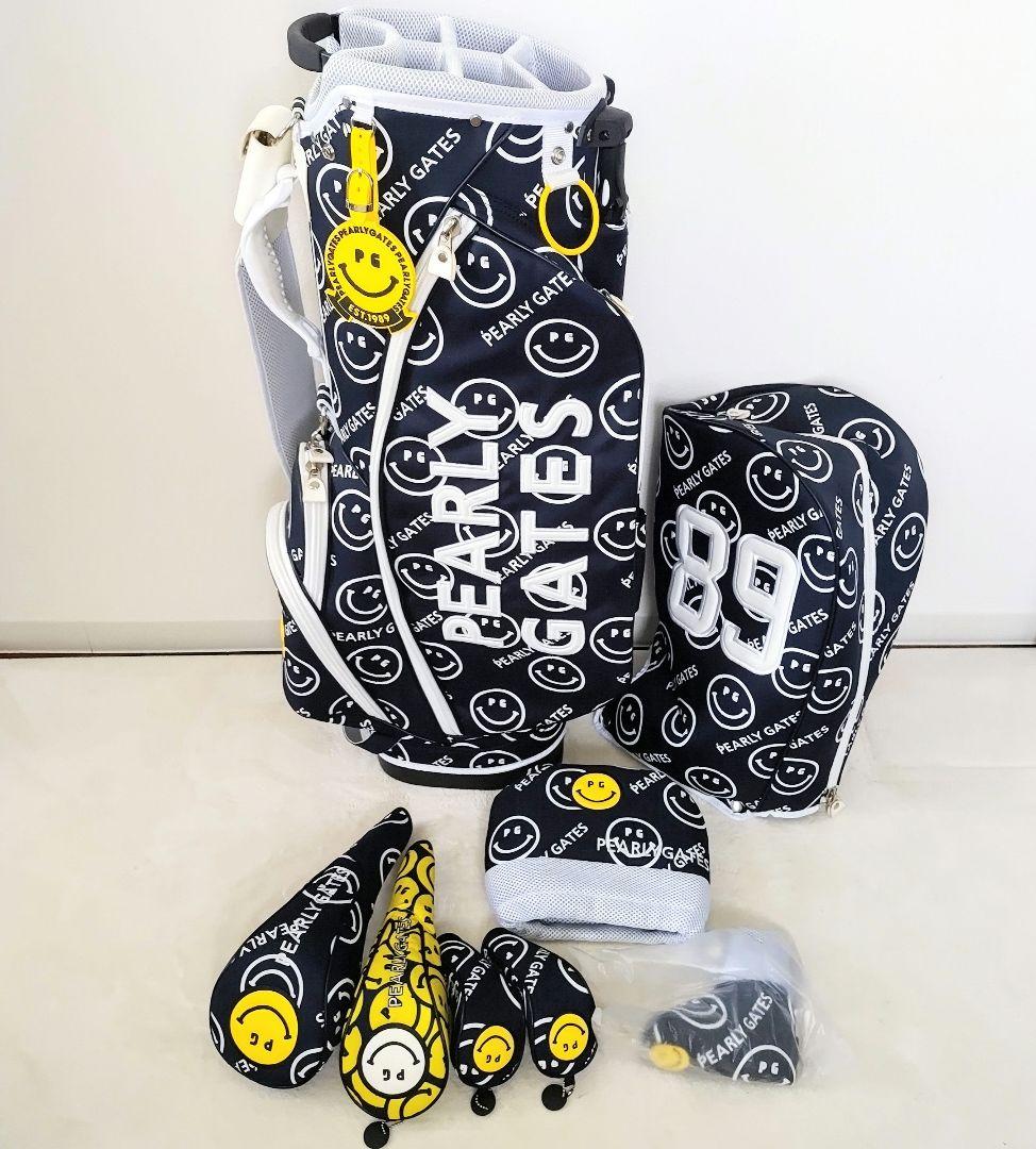 美品】パーリーゲイツ キャディバッグ ヘッドカバー コンプリート
