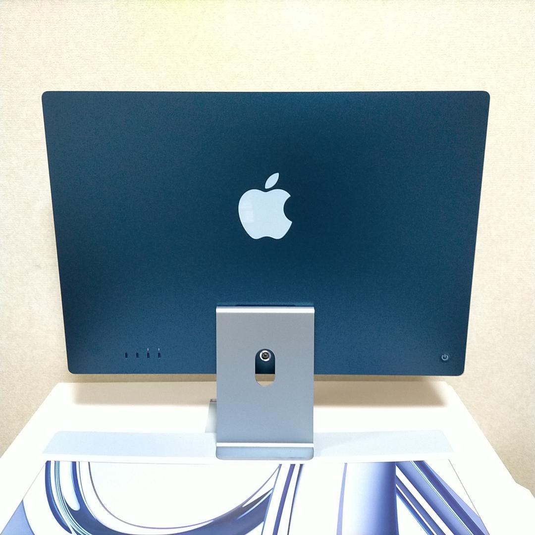 保証有キズ有Apple iMac M3 8CPU/10GPU 24インチ ブルー - メルカリ