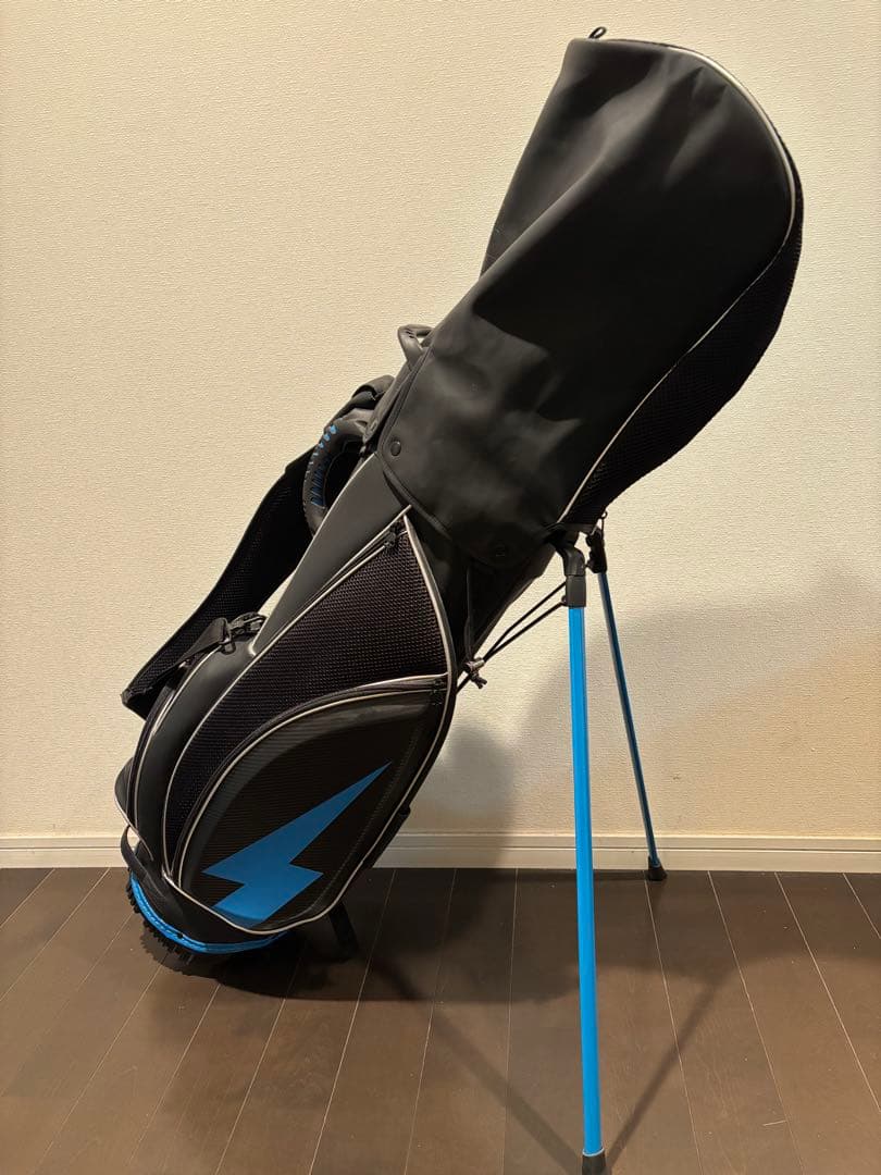 HYDROGEN キャディバッグ ブラック/ブルー Amazon | [ハイドロゲン] ゴルフ GOLF キャディバッグ メンズ 国内正規