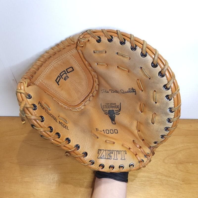 ZETT クラウンラベル 王冠 ビンテージ 激レア ファーストミット