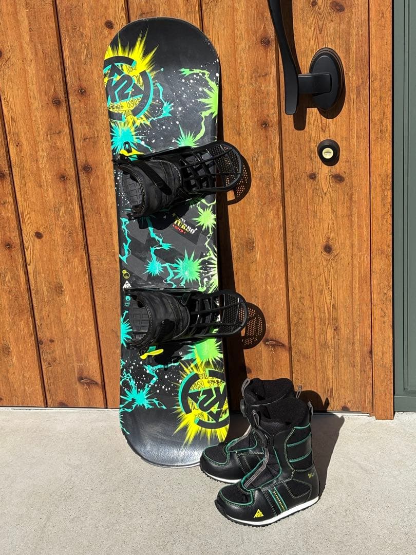 k2 キッズ スノーボード3点セット ボード90cm ブーツ17.5cm