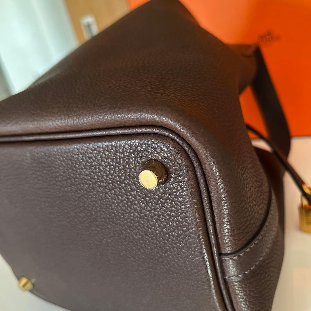 ⭐️最新K刻印⭐️2025年製 エルメスピコタンロックPM エベンヌ ダーク