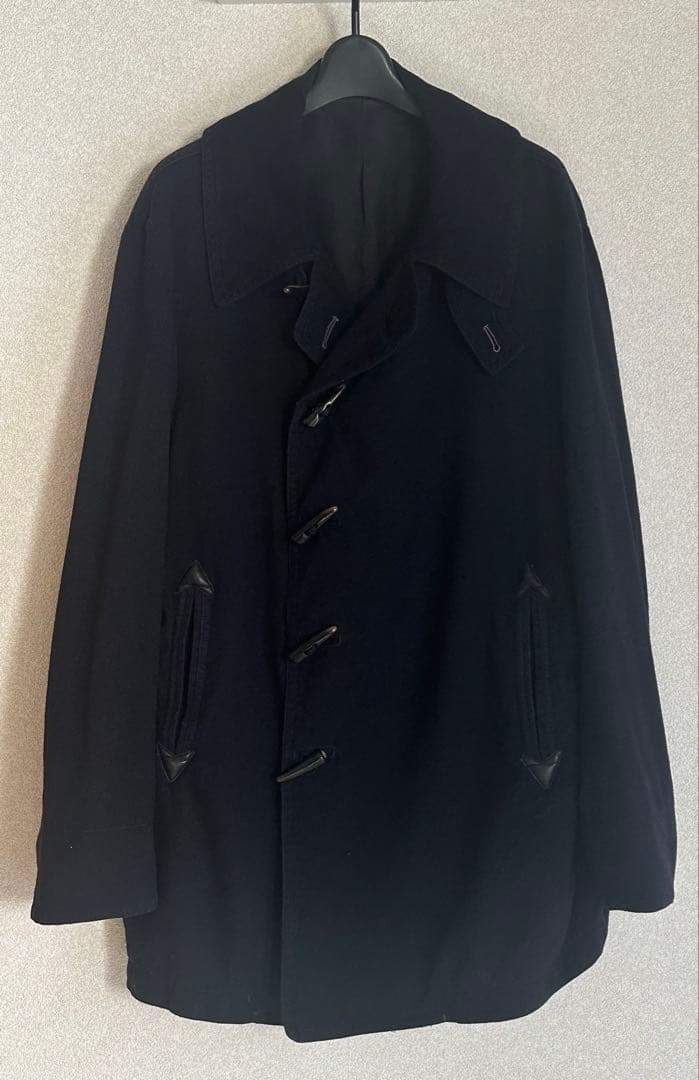 Y's/ワイズ　トグルダッフルコート メンズ ダッフルコート 学生 フード付き トグルボタン ミドル丈