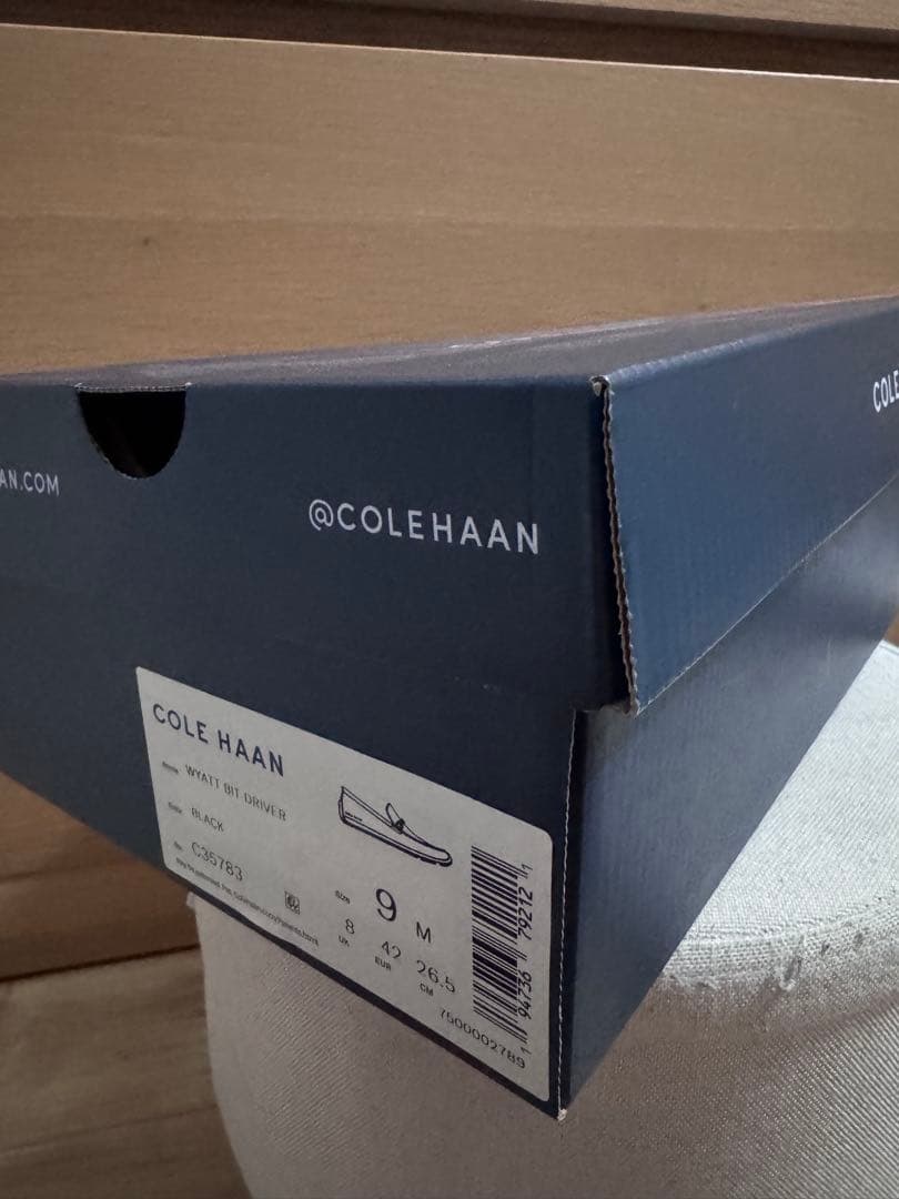 COLE HAAN ブラック　ドライビングシューズ　 9M 26.5cm