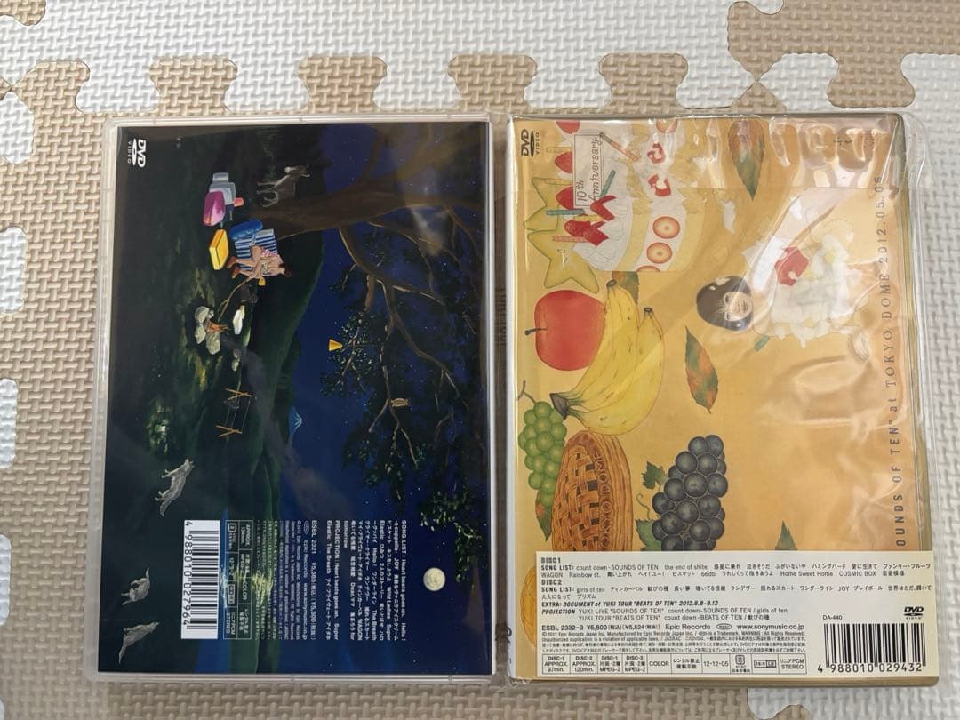 YUKI DVD 10本セット