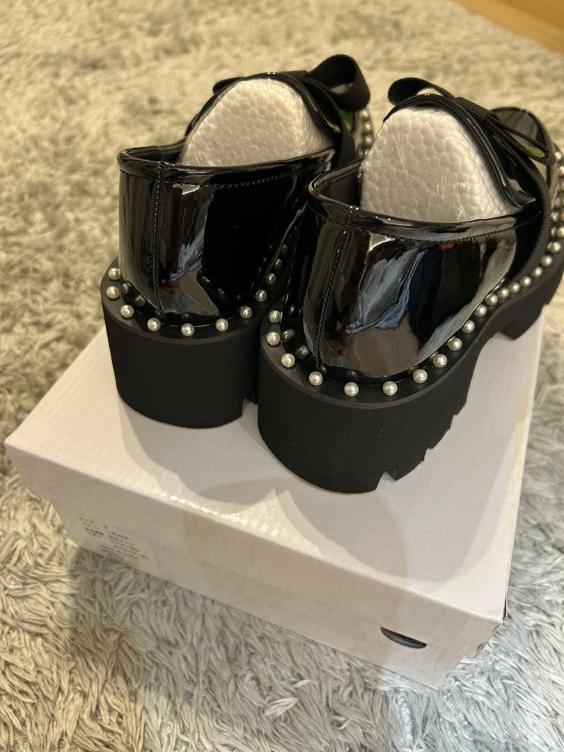 アキロン✖️Donobanコラボ パールリボンローファー Sサイズ - メルカリ