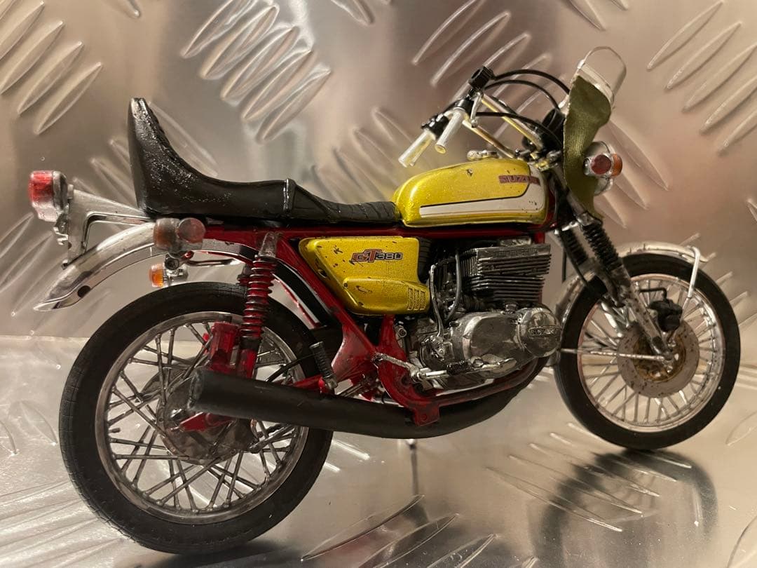 ハセガワ gt380 プラモデル 族車 旧車 俺のマシン 暴走族 バイク