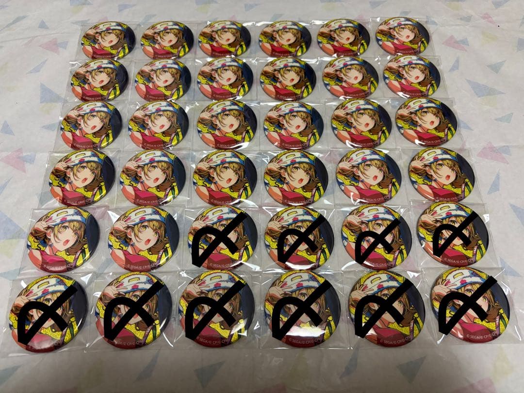 プロセカ グリッター缶バッジ グリ缶 40A 小豆沢こはね 26点 プロセカ 小豆沢こはね グリッター缶バッジ グリ缶 40A ワールドリンク