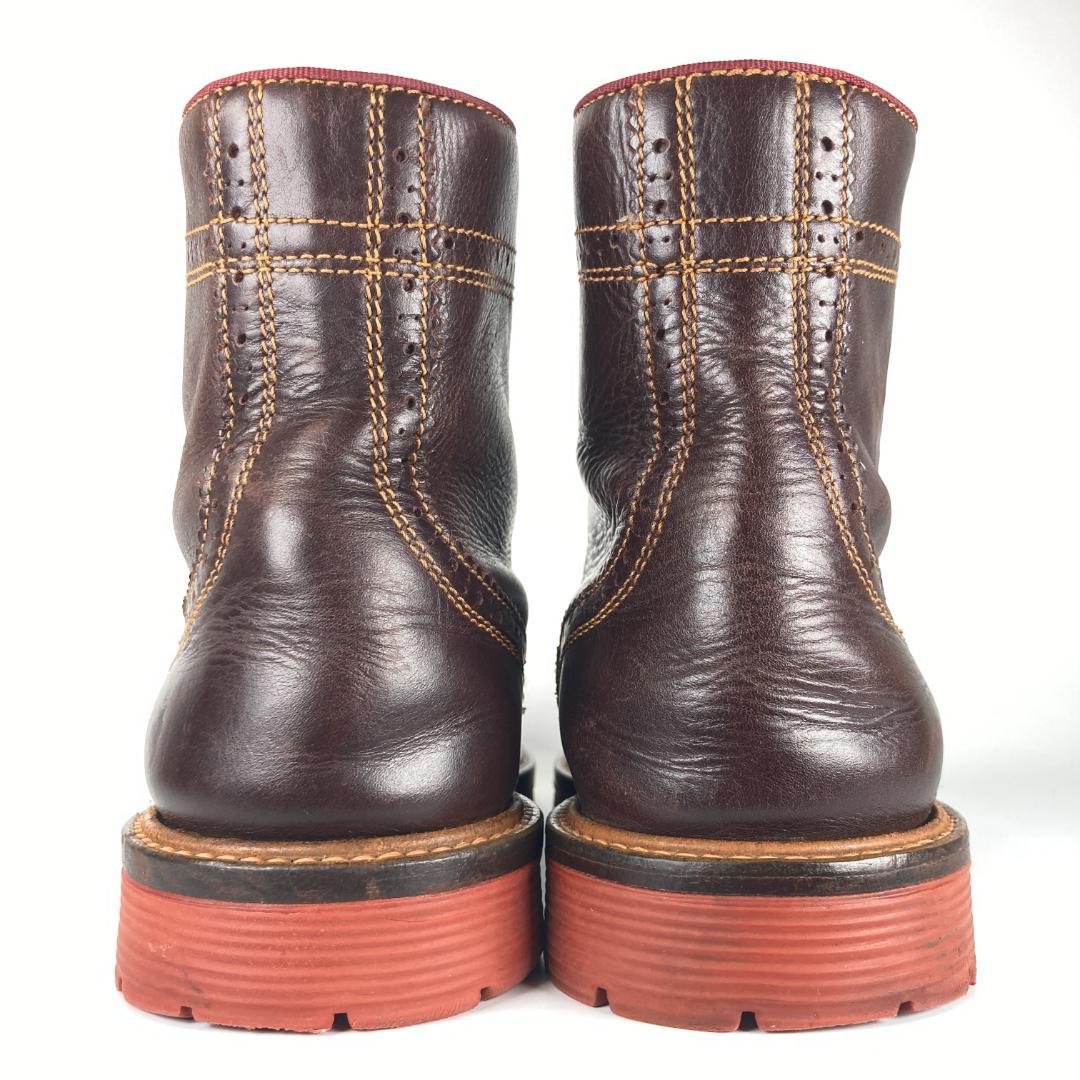 稀少 Danner ダナー ウイングチップメダリオンレザーカントリーブーツ