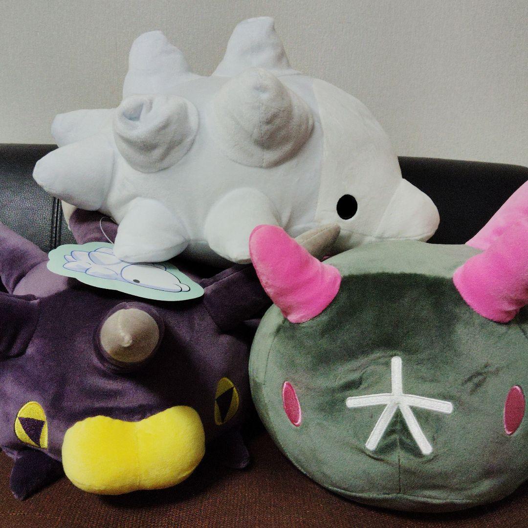 ポケモン★♥ユキハミ・バチンウニ・ナマコブシ♥★もっちり ぬいぐるみ★ポケセン ナマコブシ、バチンウニ、ユキハミのもっちりぬいぐるみとマスコットが