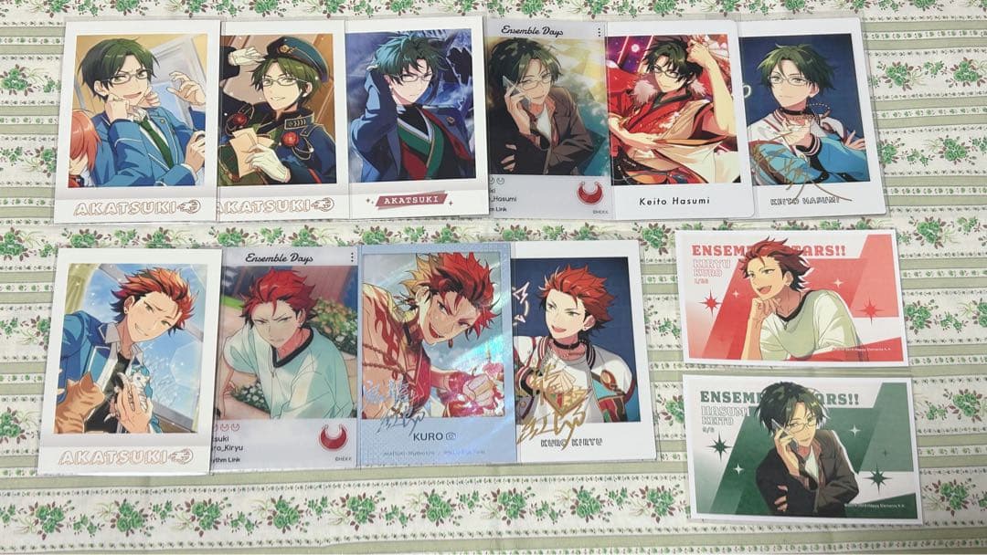 あんさんぶるスターズ 紅月 蓮巳敬人 鬼龍紅郎 神崎颯馬 紙類まとめ