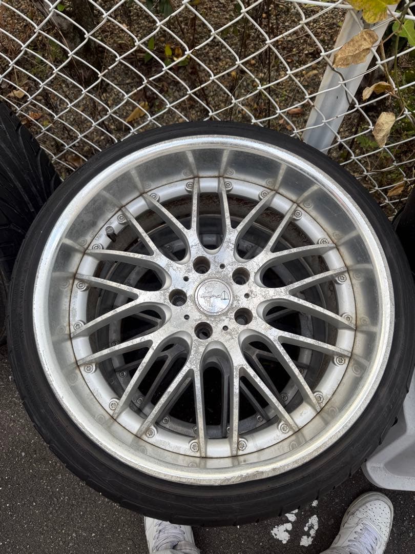 リバーサイド　9.5j 深リム　19インチ