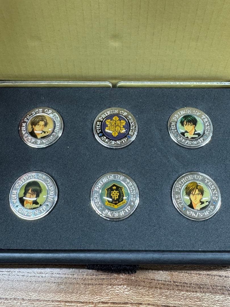 6個セット テニスの王子様 ボタン風ピンズ ボタンカバー - メルカリ