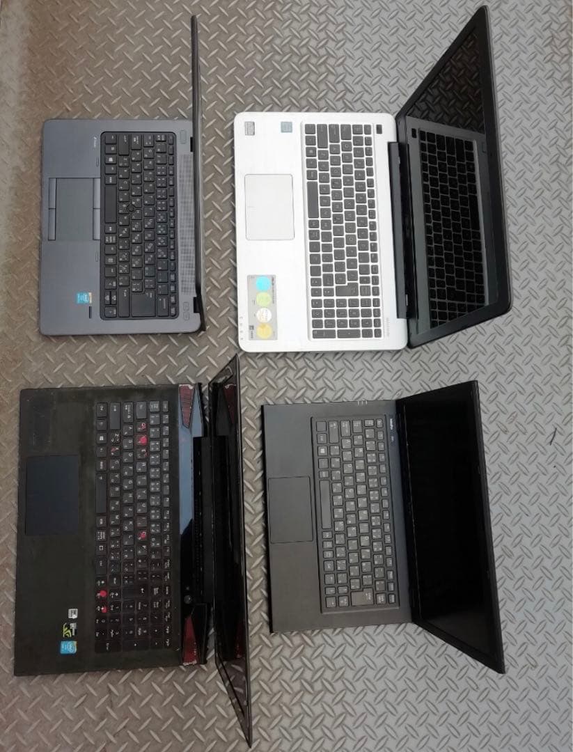 lenovo hp zbook ノートcorei7 corei5 4点 ジャンク ジャンク品/部品