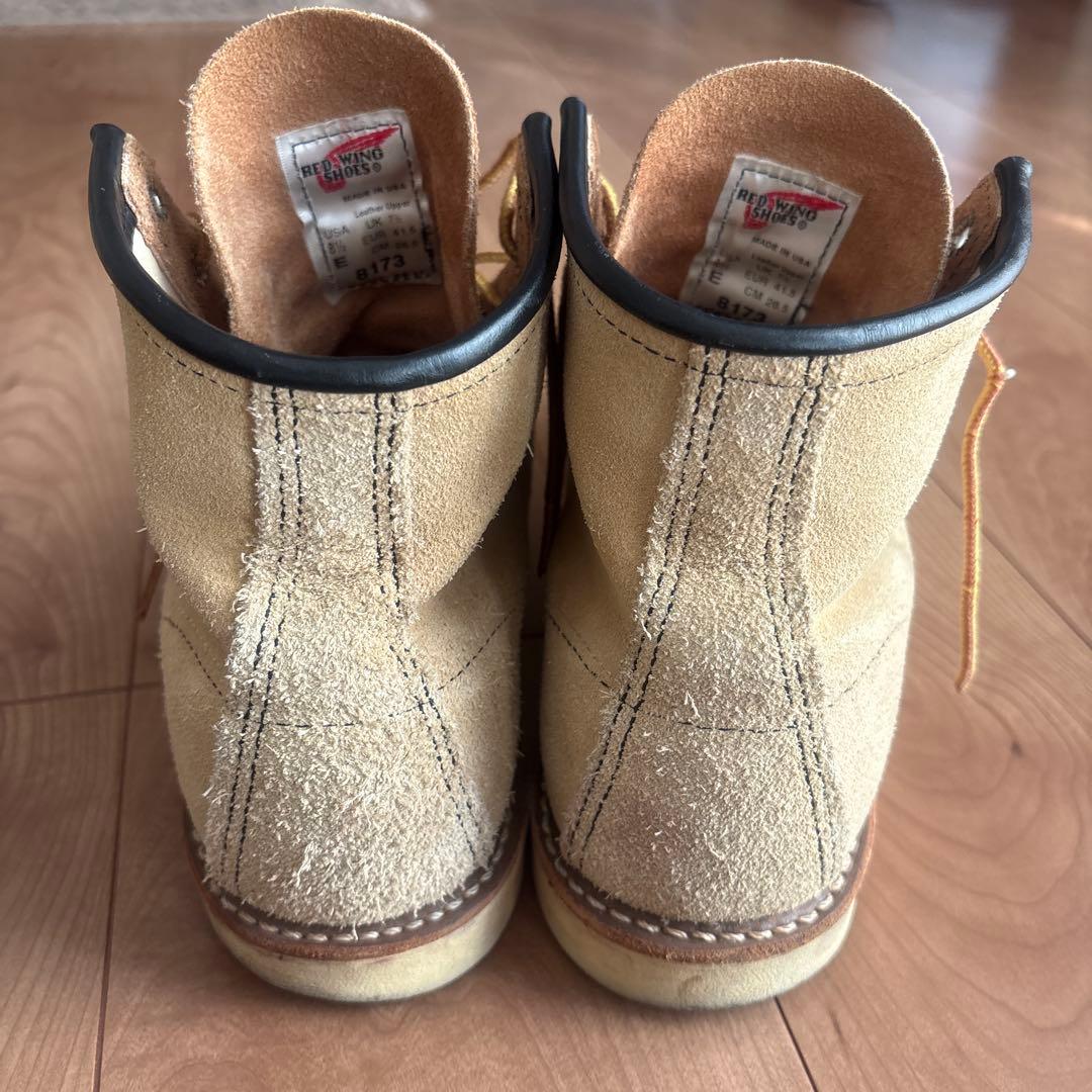 Red Wing 8173 ベージュブーツ UK 7.5 - メルカリ