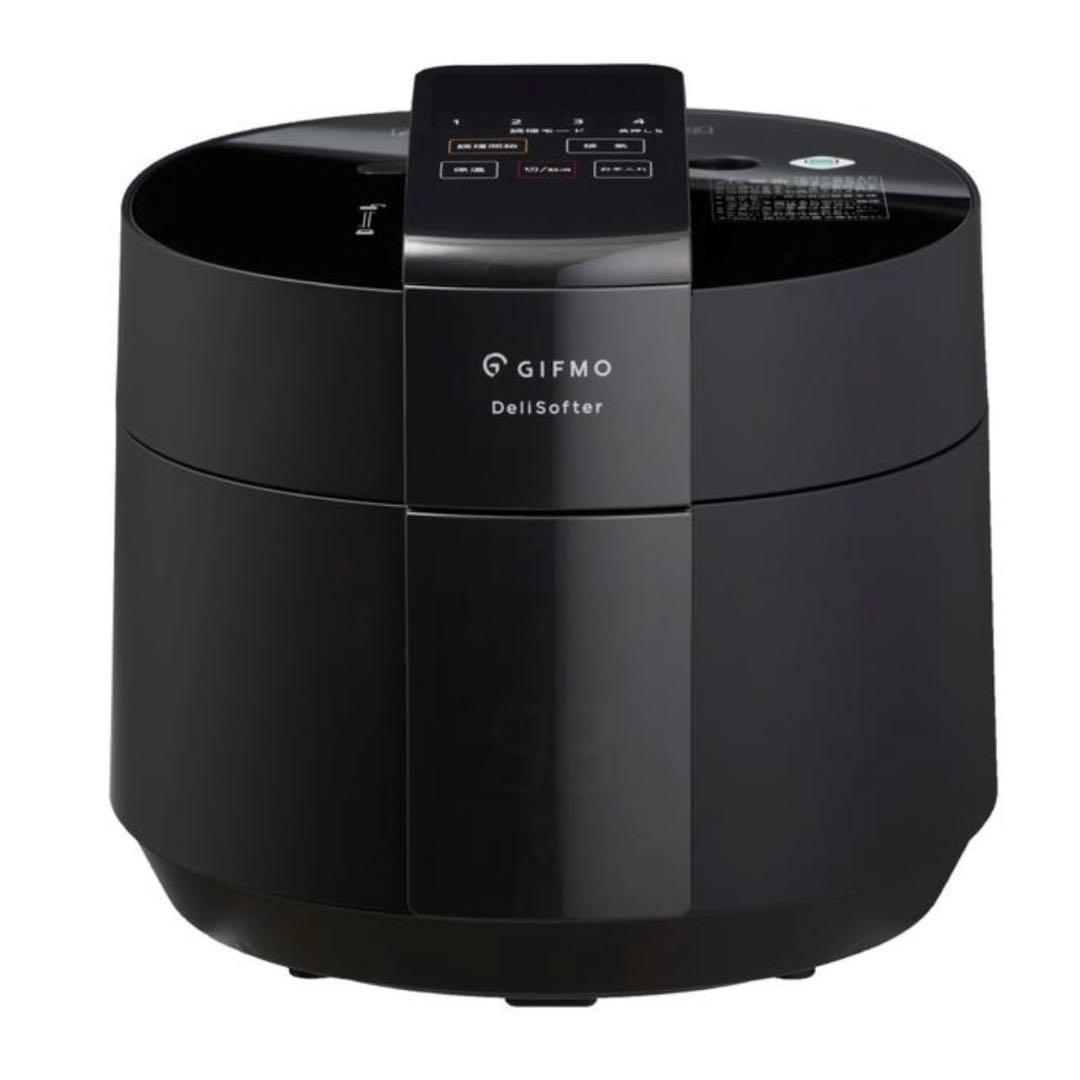 GIFMO DeliSofter 電気圧力鍋 ブラック 4.8L】ギフモ 炊飯器・電気圧力鍋・やわらか調理器DeliSofter（1台3