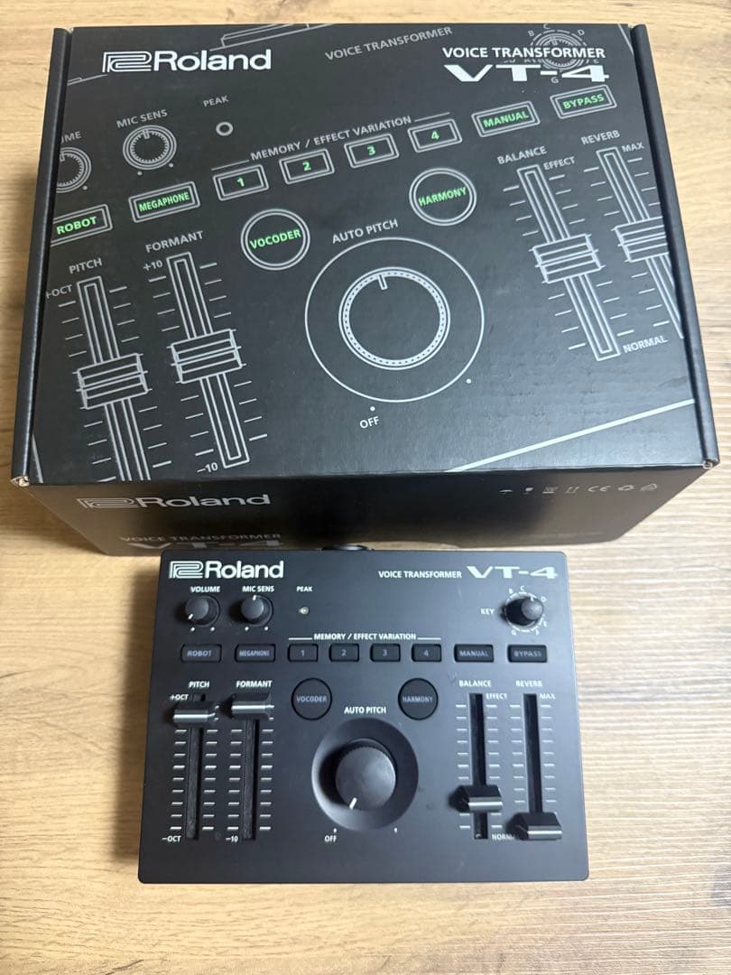 ROLAND VT-4 ボーカルトランスフォーマー Amazon.com: Roland VT-4 Vocal Transformer, Black : Musical Instruments