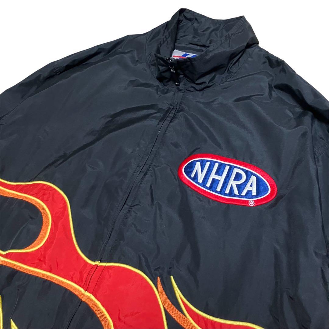 90s NHRA ホットロッド Hot Rod フレイムパターン ジャケットM - メルカリ