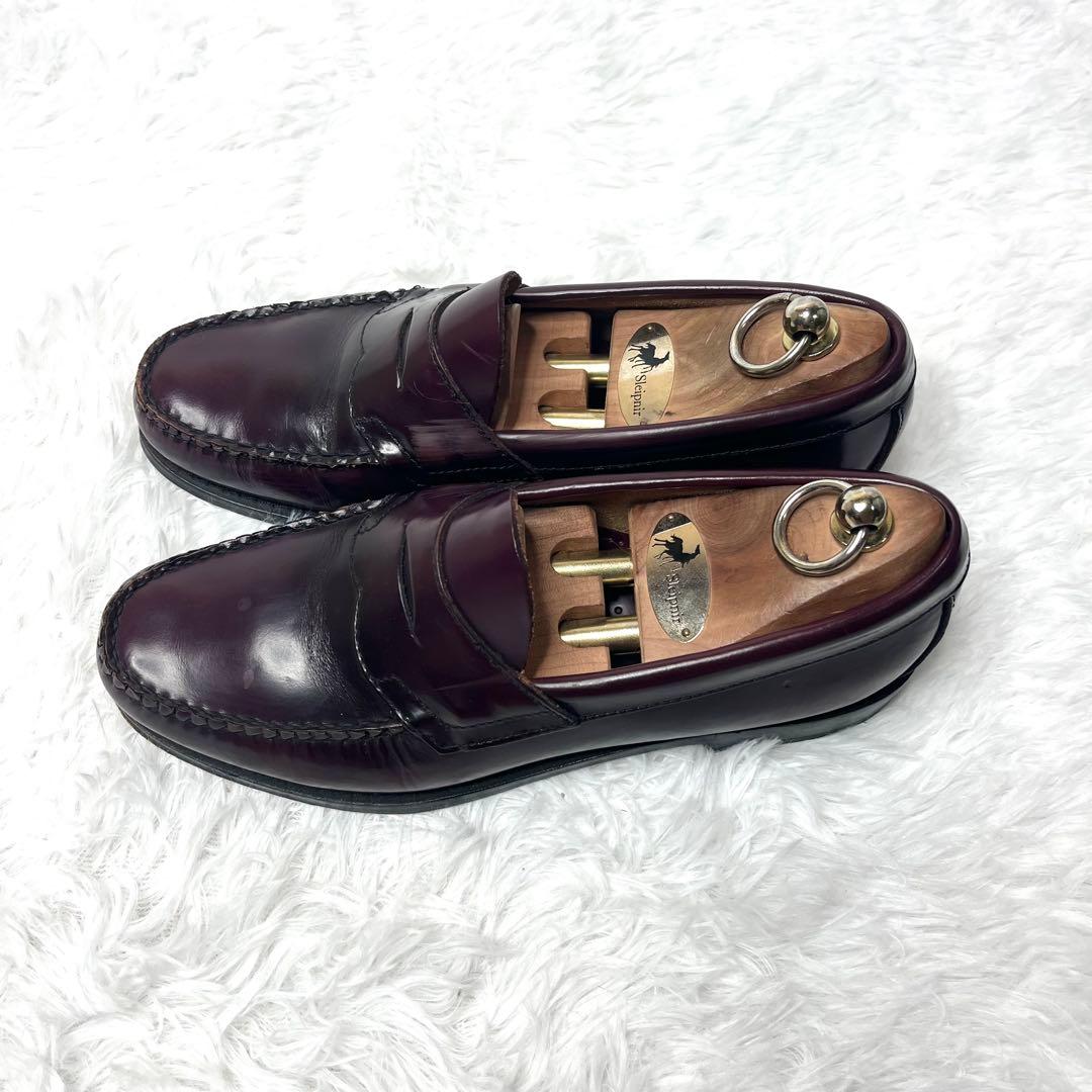 【美品】 G.H.BASS ローファー ローガン 26.0cm ジーエイチ