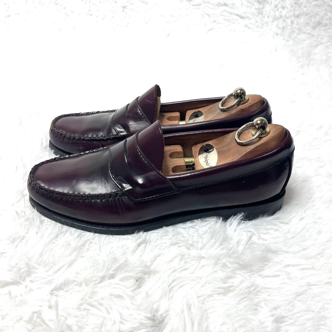 【美品】 G.H.BASS ローファー ローガン 26.0cm ジーエイチ