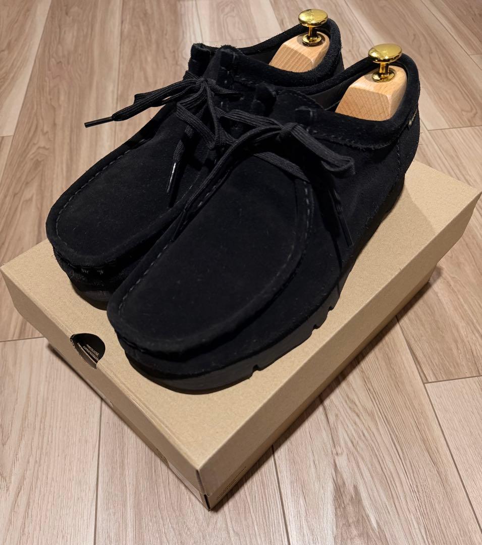 Clarksクラークス Wallabee GTX UK7 ワラビー　ゴアテックス WallabeeBT.GTX / レディース ワラビーブーツゴアテックス （ブラック