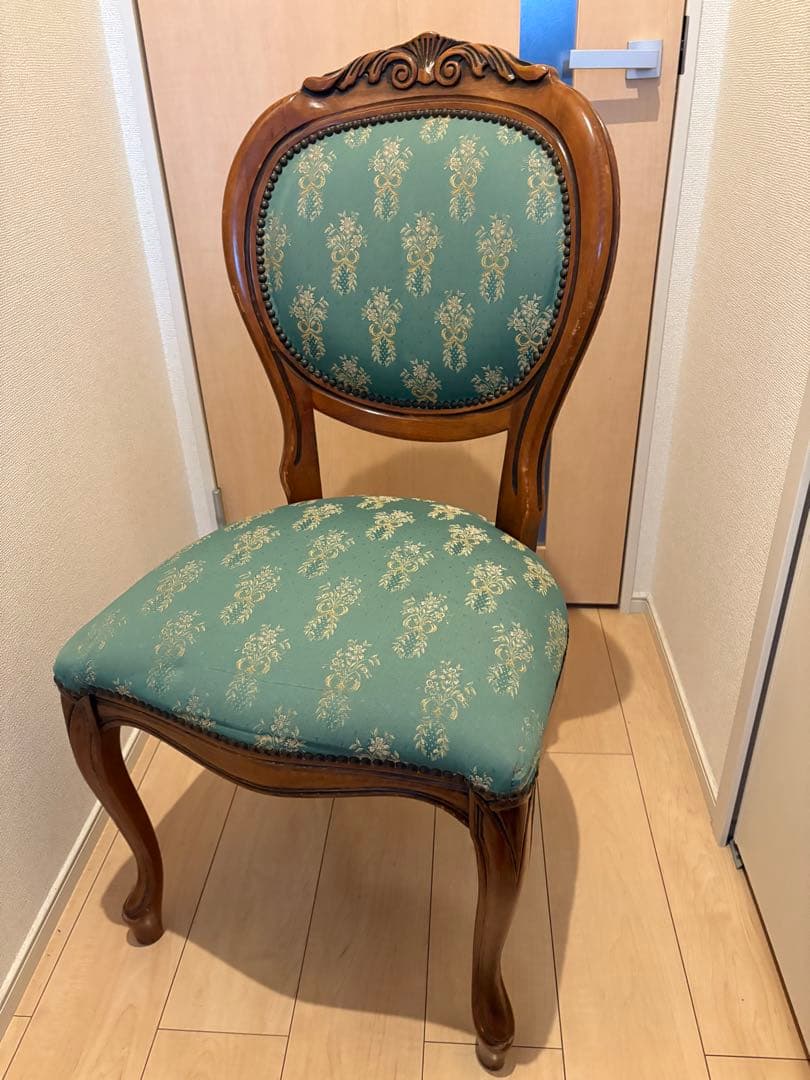 ダイニングチェア アンティーク調　ロココ　ドレッサー　猫脚　在庫2 MINT チェア2脚セット ダイニングチェア アンティーク調猫脚シリーズ