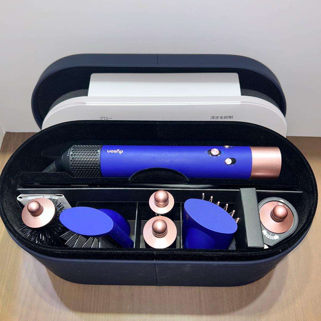 美品 dyson Airwrap マルチスタイラー Complete HS05 Dyson Airwrap HS05 Complete Multi Styler Fuchsia/Nickel LONG (USED