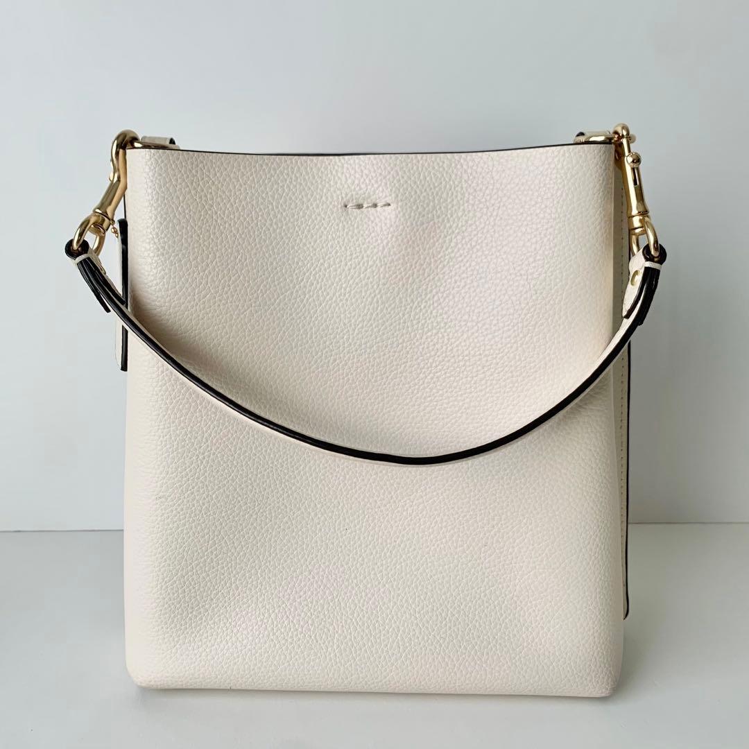 COACH】コーチ モリー バケットバッグ アイボリー ホワイト 2way