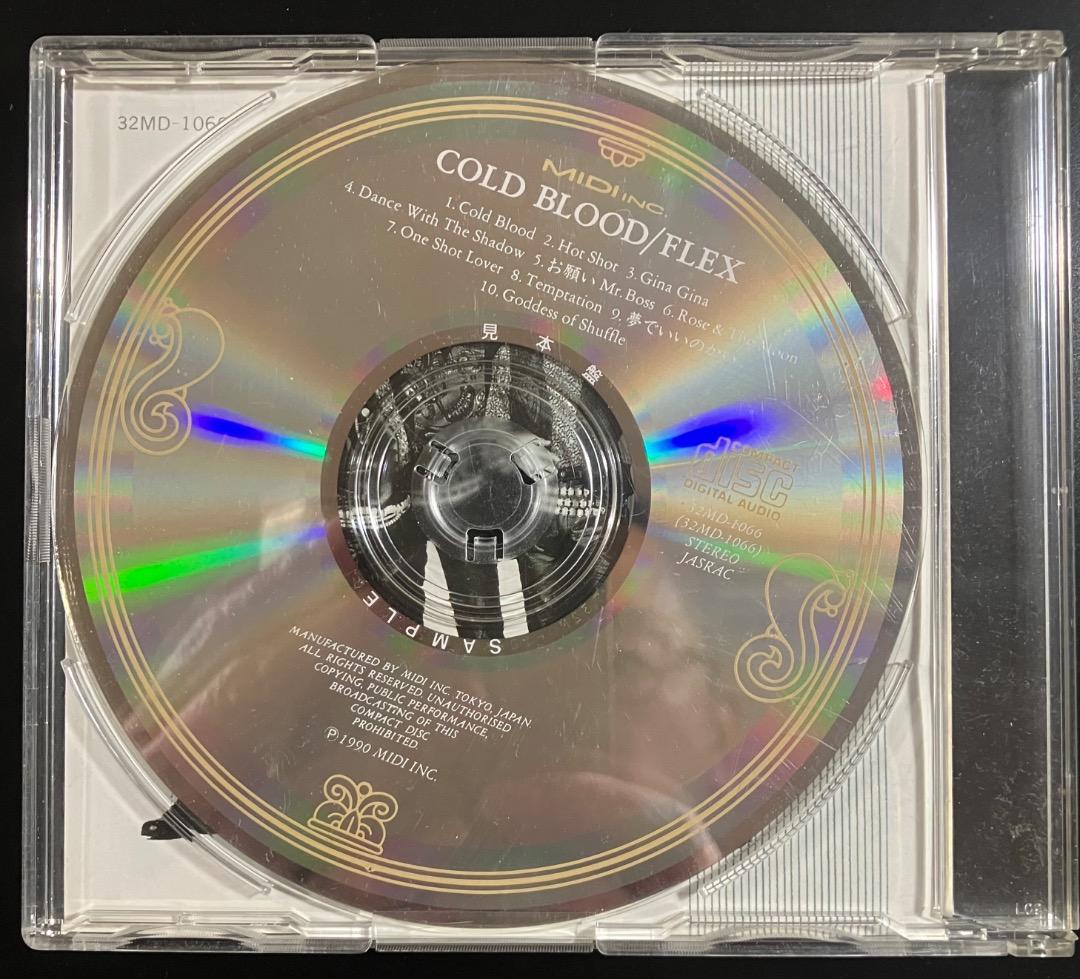 FLEX / COLD BLOOD 希少な初回盤誤植CD　32MD-1066
