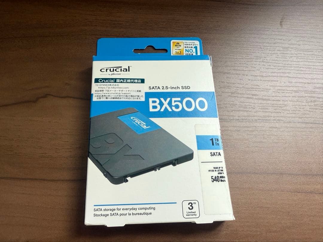 Crucial BX500 1TB SATA 2.5インチSSD 新品未開封 Amazon.com: Crucial BX500 1TB 3D NAND SATA 2.5-Inch Internal SSD