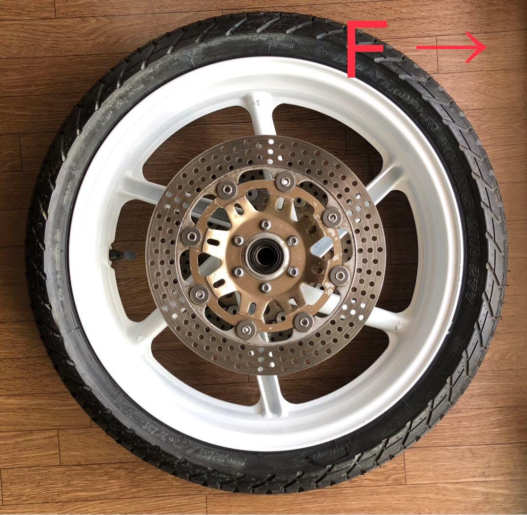 NSR250R MC21 純正￼ 前後￼ホイールセット￼ ディスクローター付￼ ホンダ（HONDA） NSR250R2型前期 フロントホイール NSR250R前後