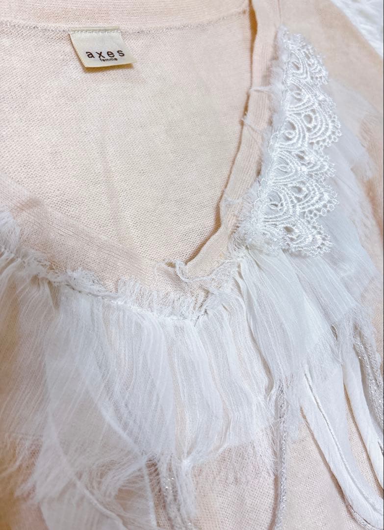 アクシーズファム 異素材装飾フェアリーグランジ y2k 平成ギャル森