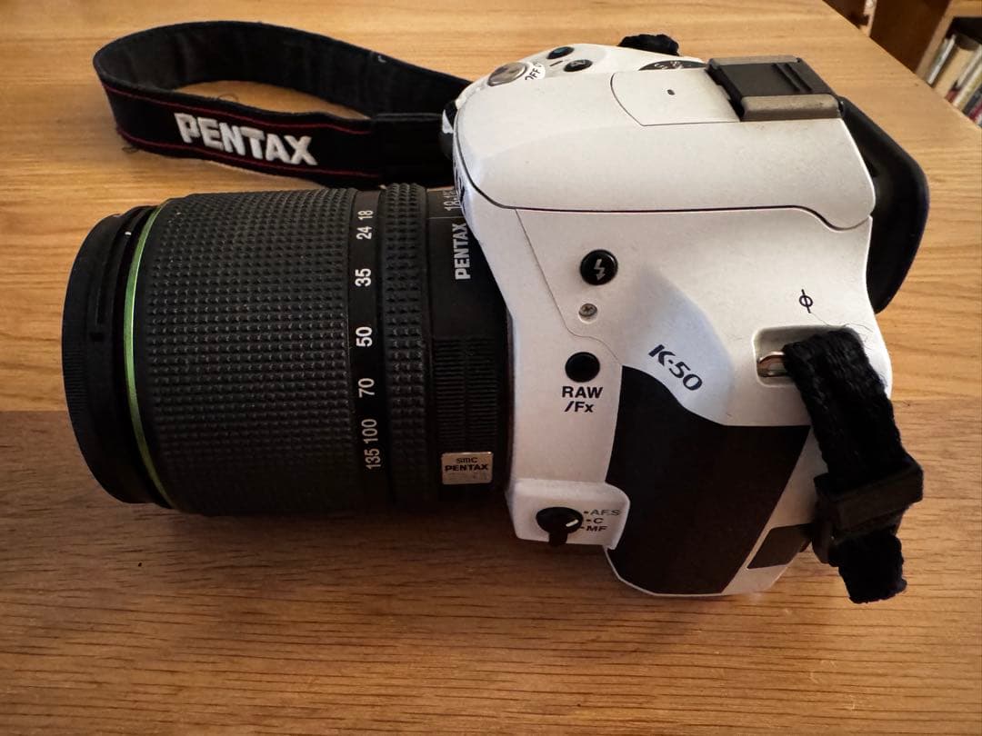 PENTAX K-50 18-135mm レンズ ホワイト - メルカリ