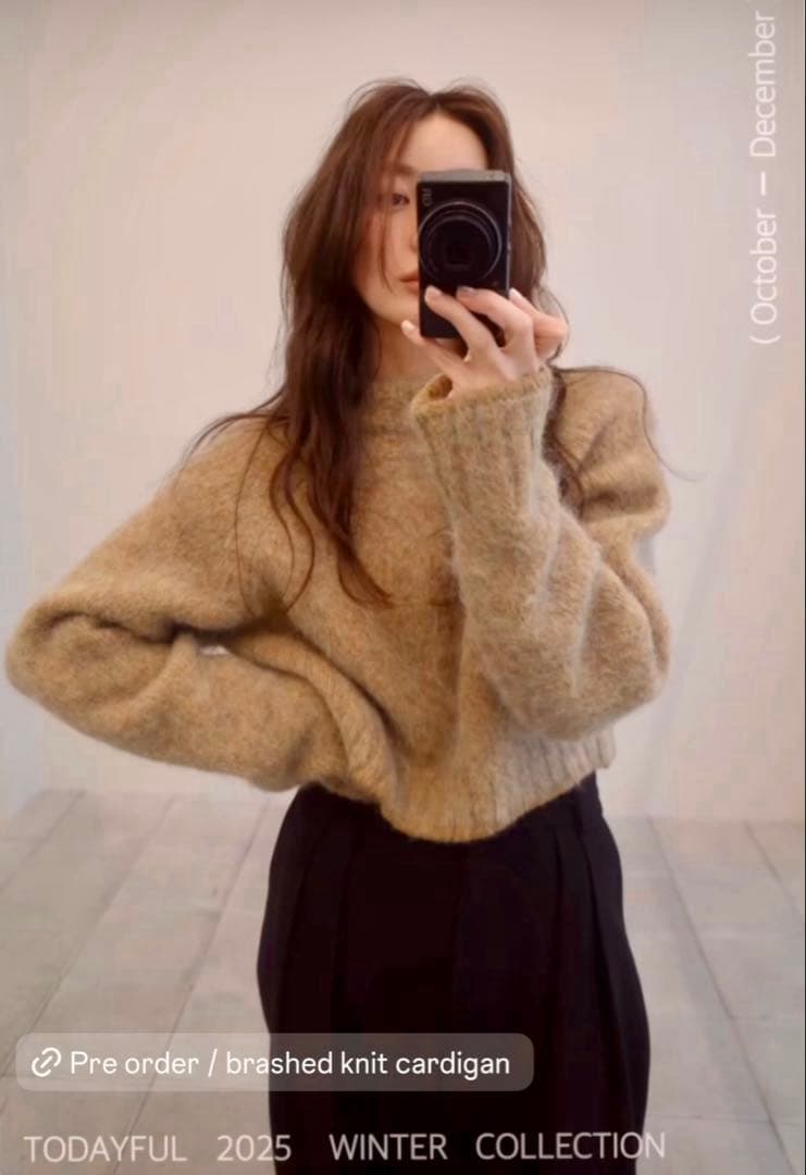 TODAYFUL Brushed Knit Cardigan