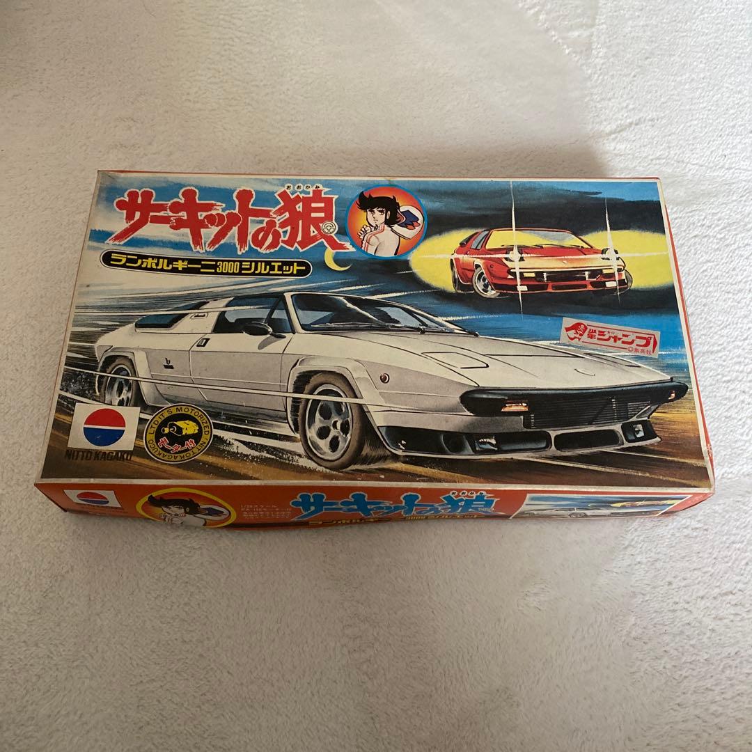 サーキットの狼 ランボルギーニ3000シルエット　1/28スケール サーキットの狼 ランボルギーニ3000シルエット 1/28スケール