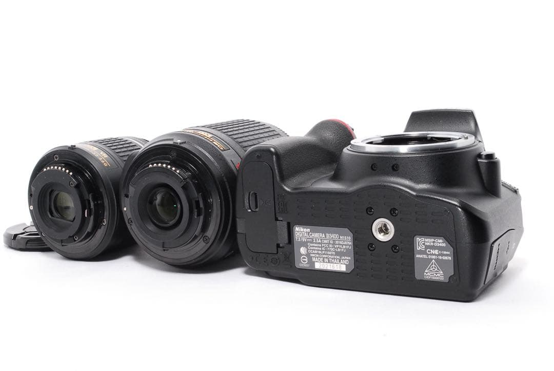 WiFi楽々転送◇Nikon D3400◇すぐ使える◇一眼レフカメラ◇高級レンズ