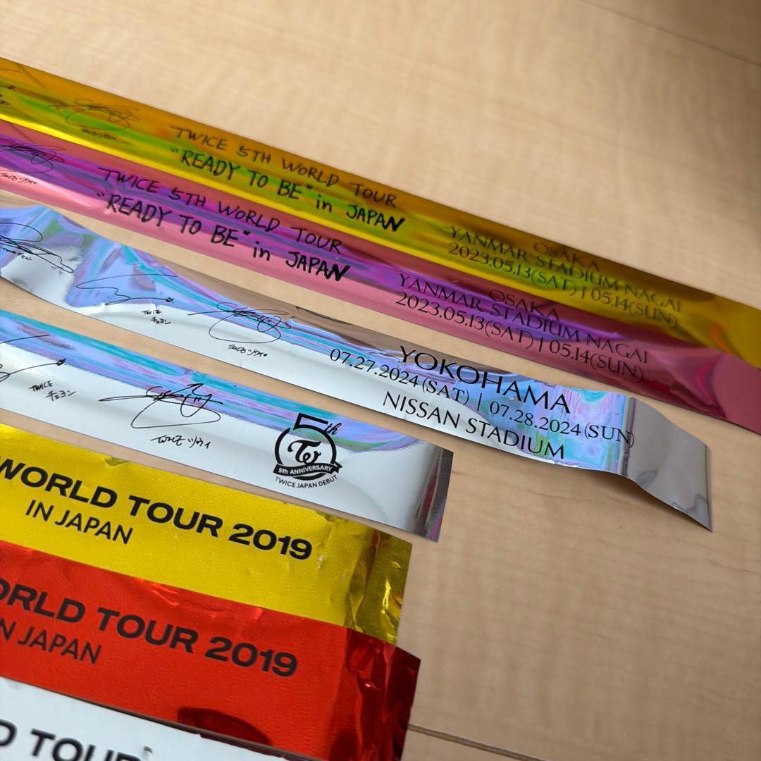TWICE 過去ライブ 銀テープ 銀テ まとめ売り ラブリー 銀テ 全てつき