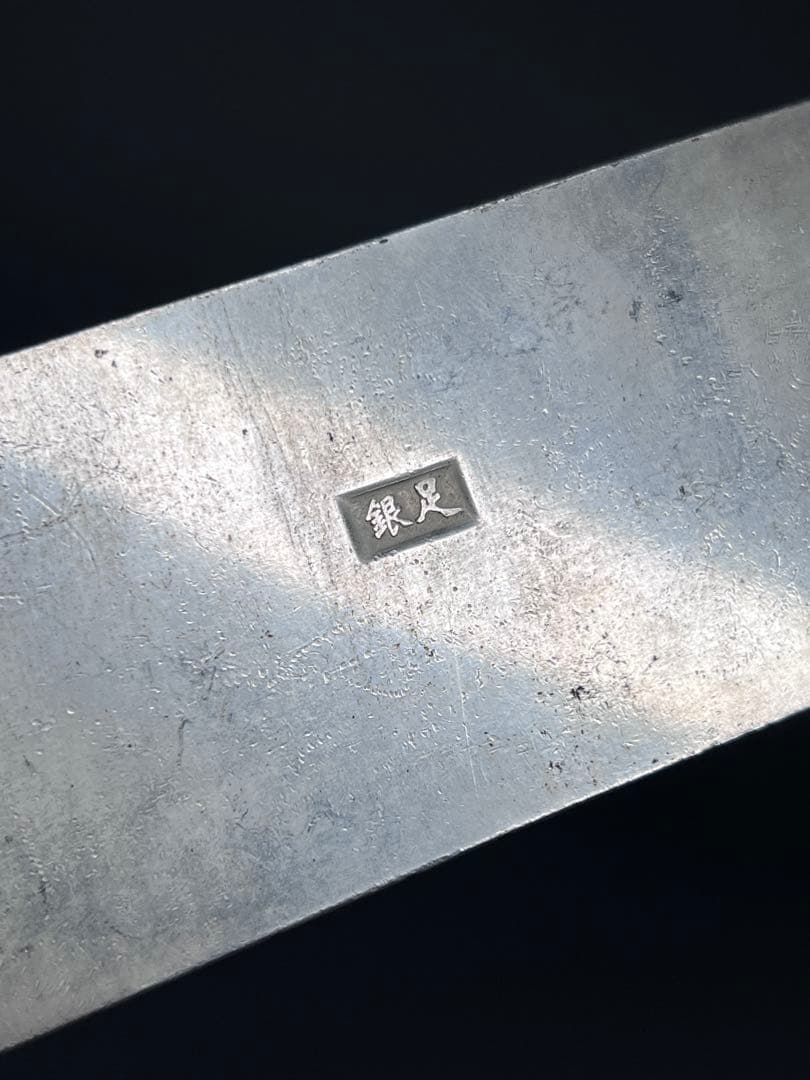 中国美術 4枚セット 文鎮 金属工芸 浮彫 刻印あり 厚重 コレクション