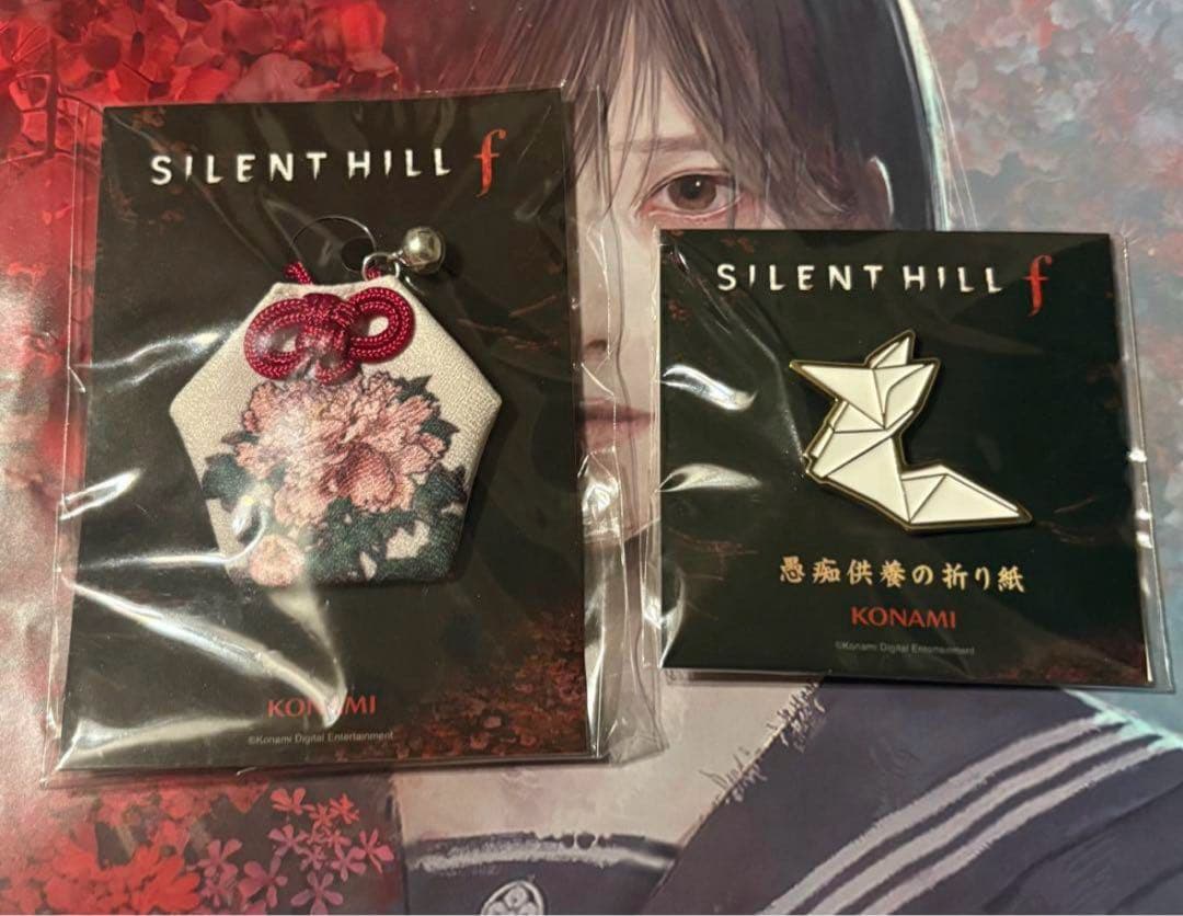 tgs 2025 東京ゲームショウ サイレントヒル f ピンバッジ お守り 2個