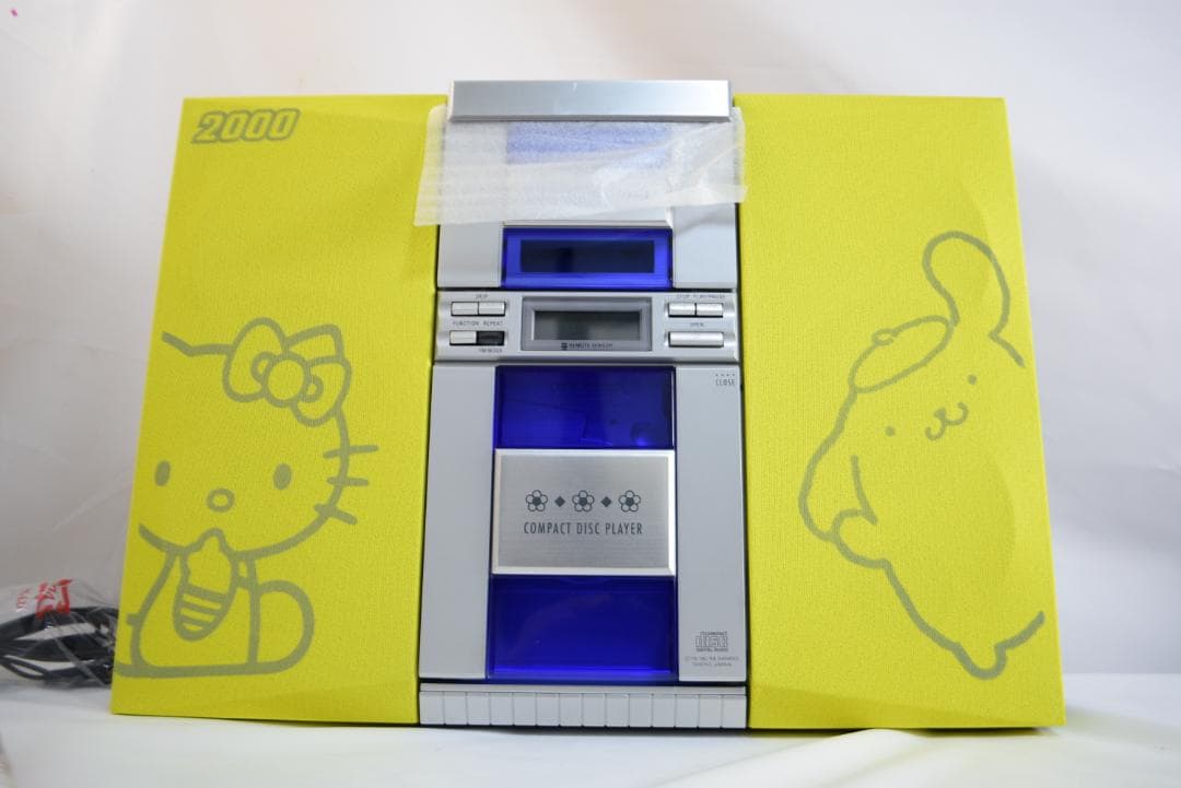 未使用品 ハローキティとポムポムプリンのフラットCDコンポ #a68