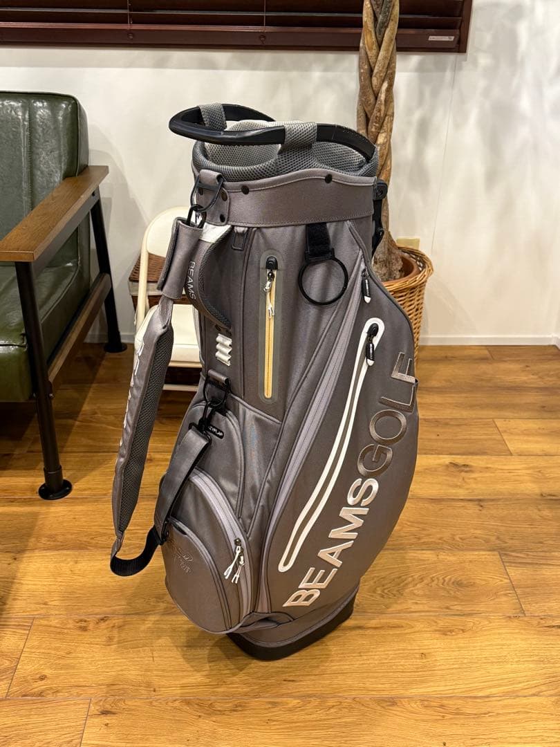 BEAMS GOLF キャディバッグ グレー BEAMS GOLF（ビームス ゴルフ） ゴルフ BEAMS GOLF / スタンド