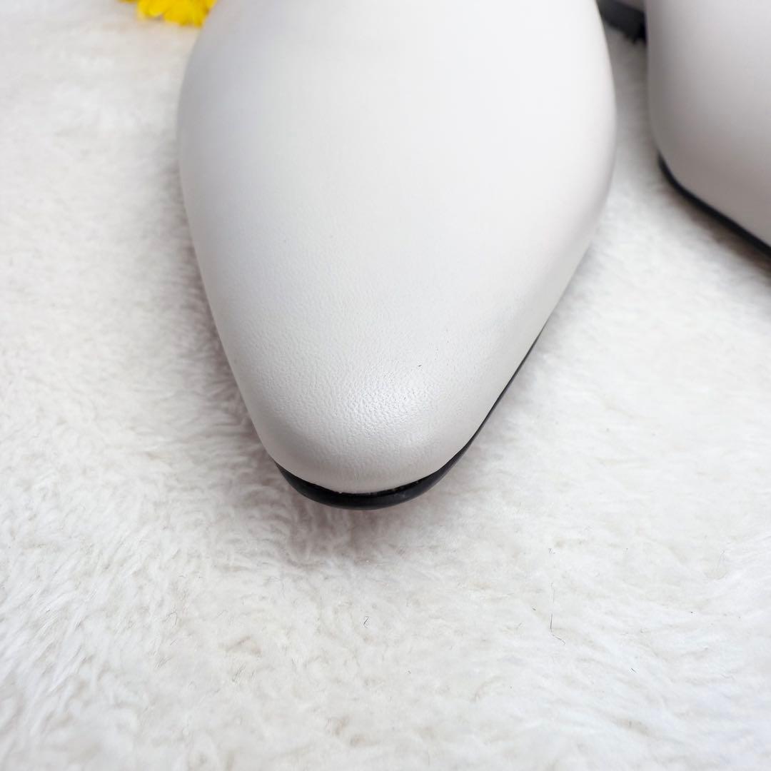 未使用級✨ペリーコ DAMA レザーフラットパンプス グレージュ 38