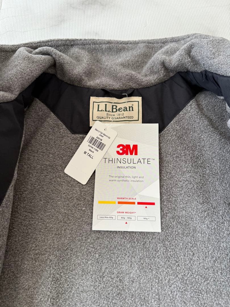 L.L.Bean ウォームアップジャケット ブラック【新品・タグ付き】